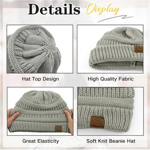 Winter Hats for Women A Pin K - Picture 5 of 6